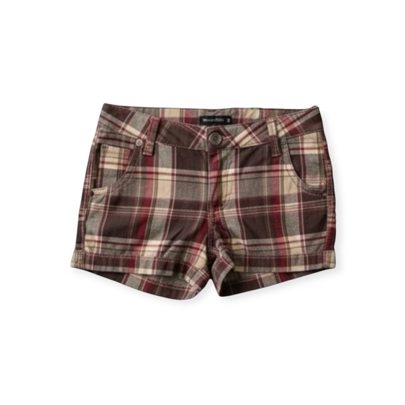 Freestyle Revolution Other - Freestyle Revolution ☀︎︎2 Pair Stretch Cotton Plaid Shorts ☀︎︎ Girl’s 12 ☀︎ XXS
